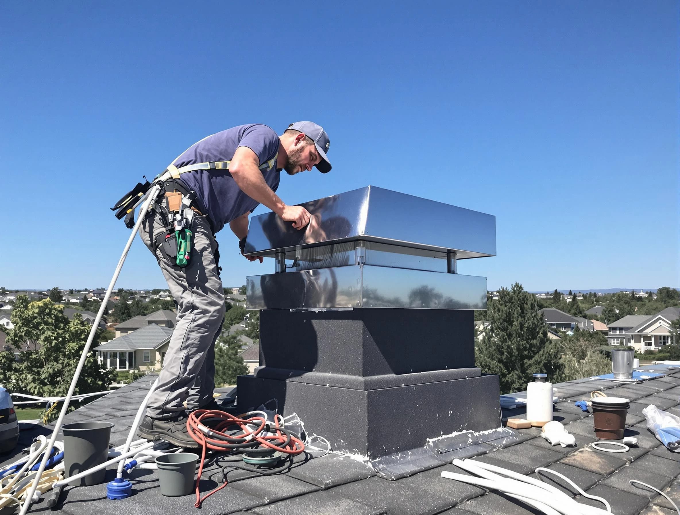 Chimney Cap Services service in Beverly, MA
